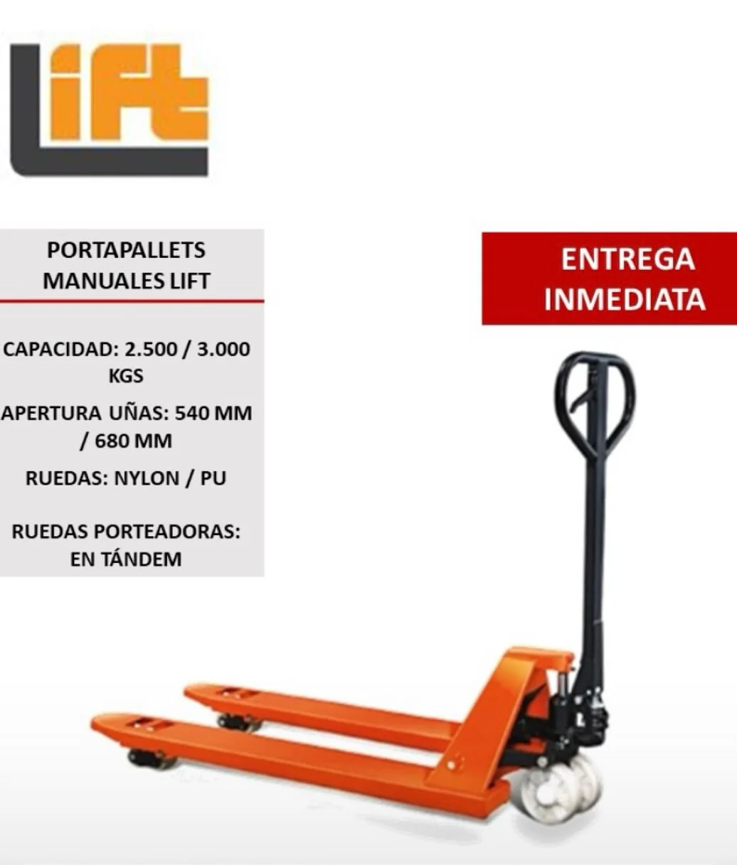Portapallets manual LIFT