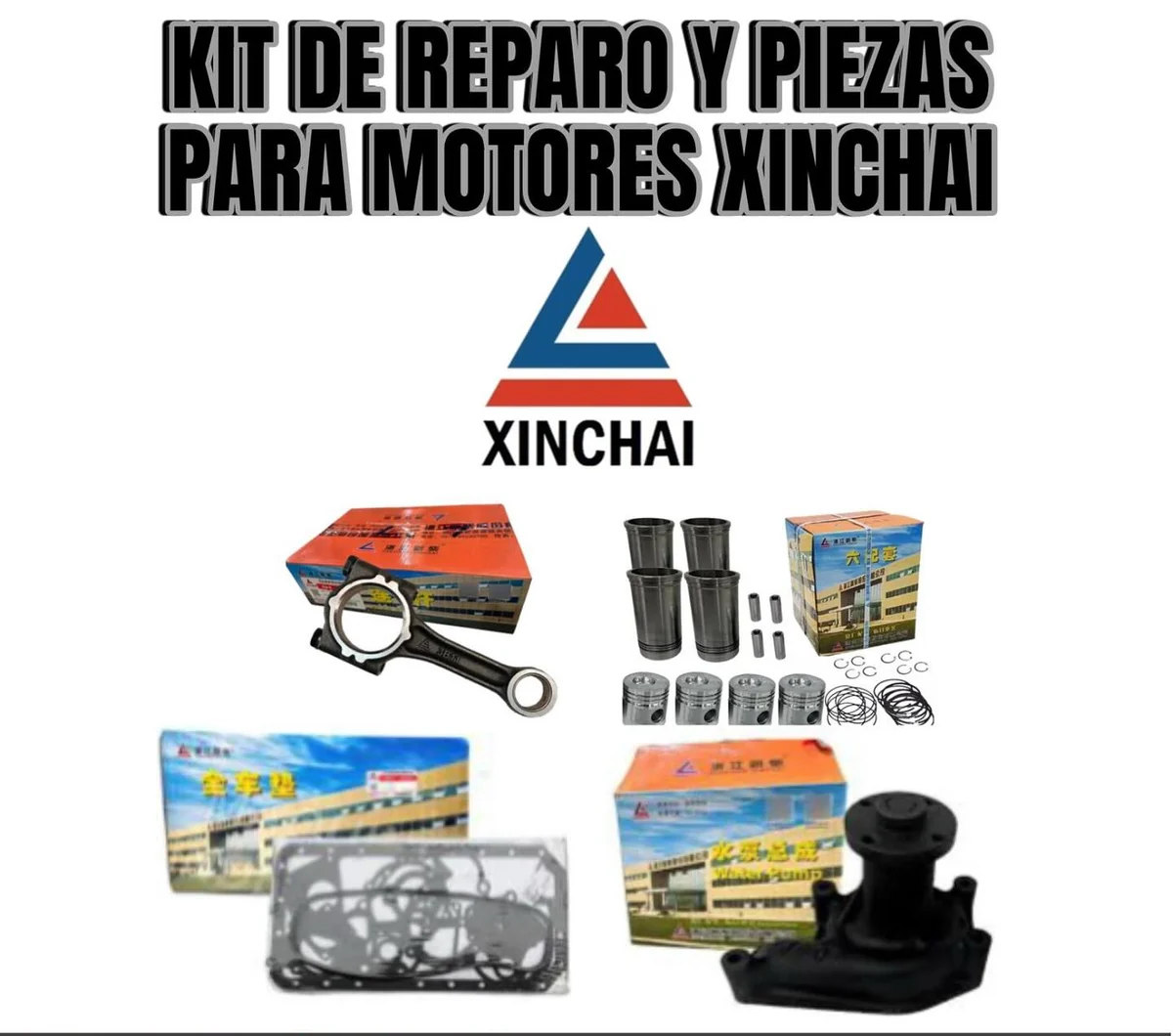 Kit de reparo y piezas para motores Xinchai